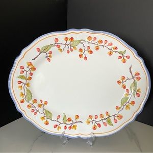 16" "Bittersweet" Ceramic Platter by Jilly Welsh for Mariposa